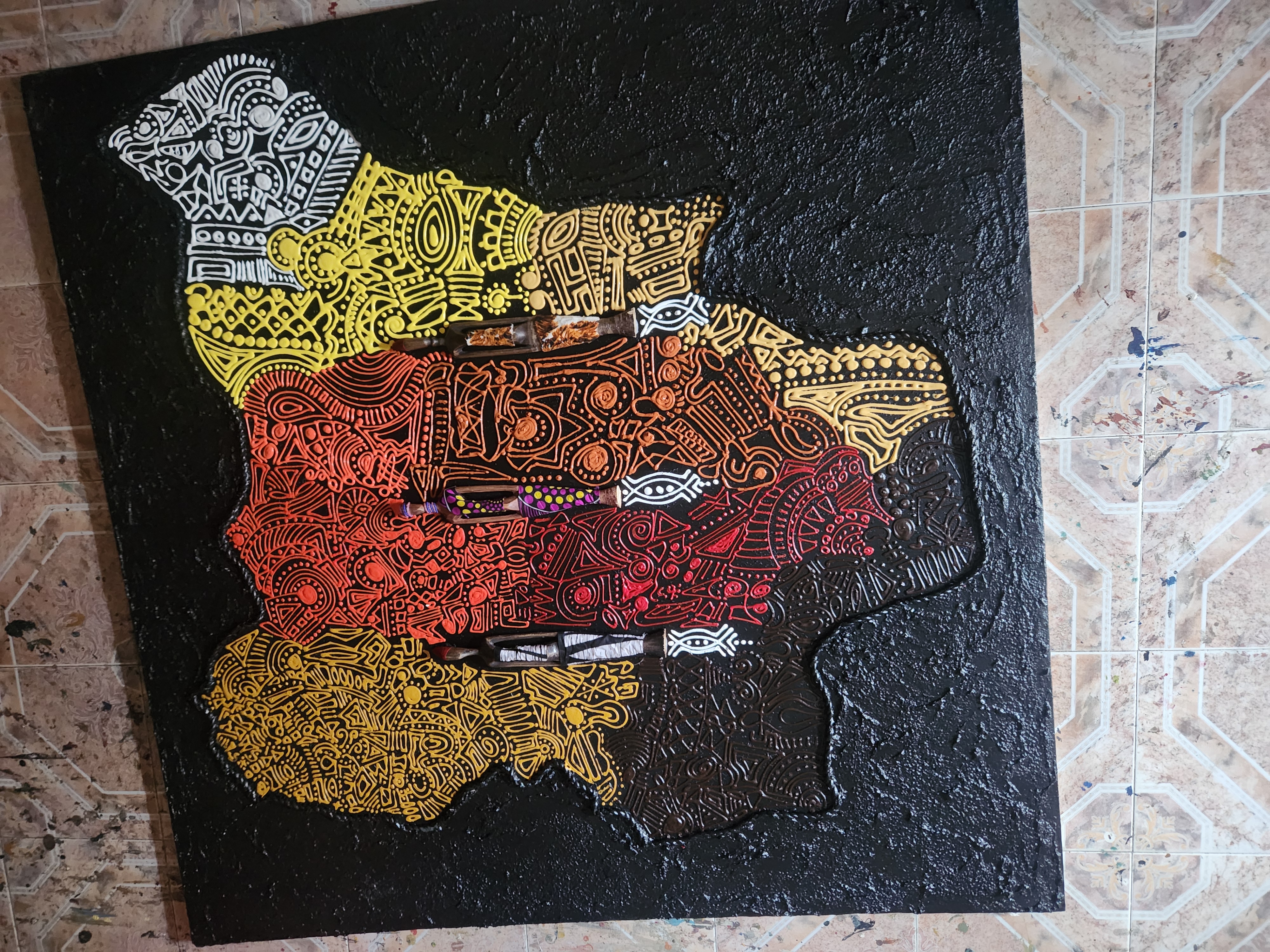 Africa the dream land artwork